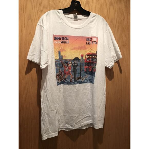 Jimmy Regal and the Royals band shirt. First and Last Stop Tour. London UK LARGE - Picture 1 of 4